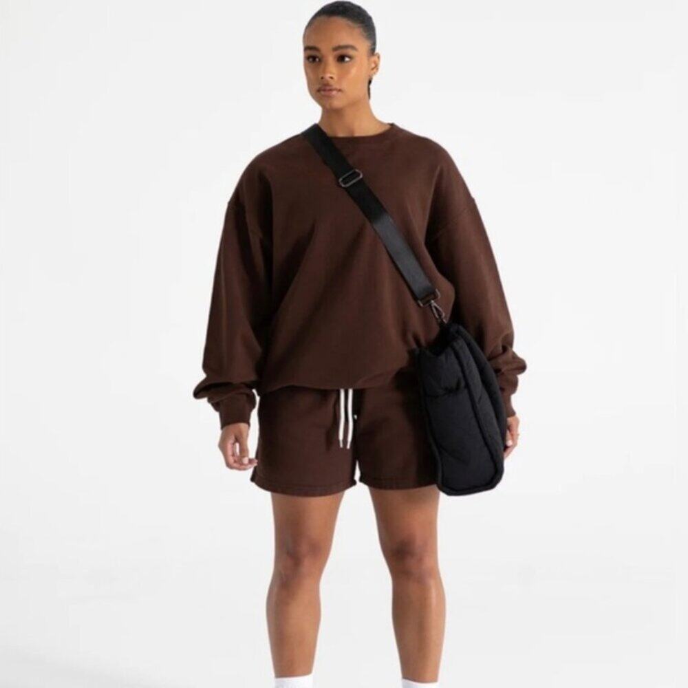 Thirty Years Limited Edition Brown Cotton Sweat Shorts Size S